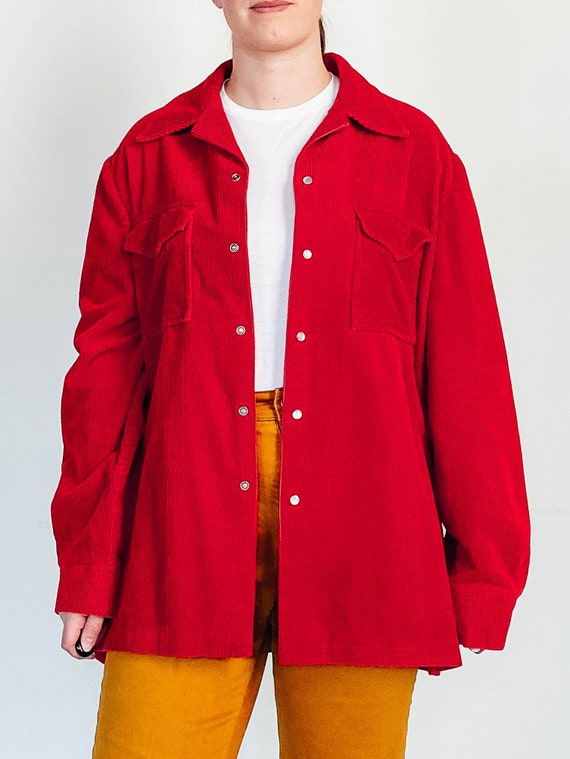 Vintage Corduroy Jacket - Corduroy Chore Coat - Un