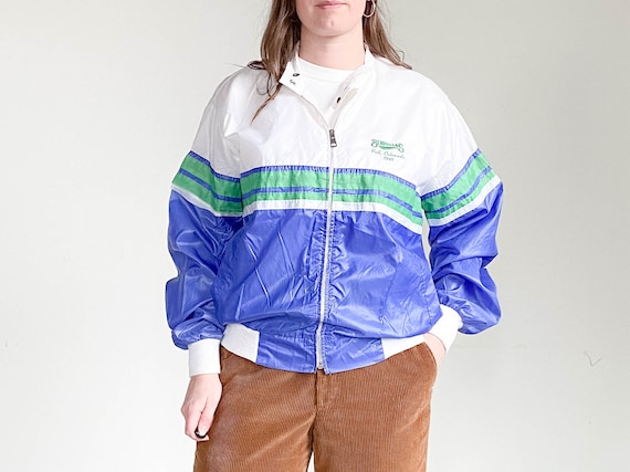 Vintage 80s Windbreaker – Vintage Embroidered Wind