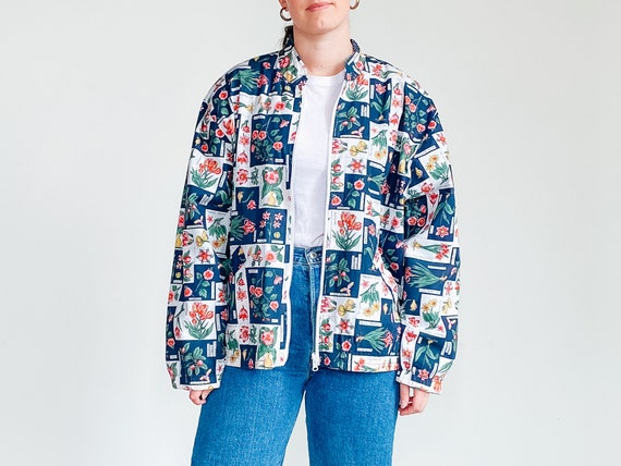 Vintage Floral Bomber – Reversible Patterened Jack