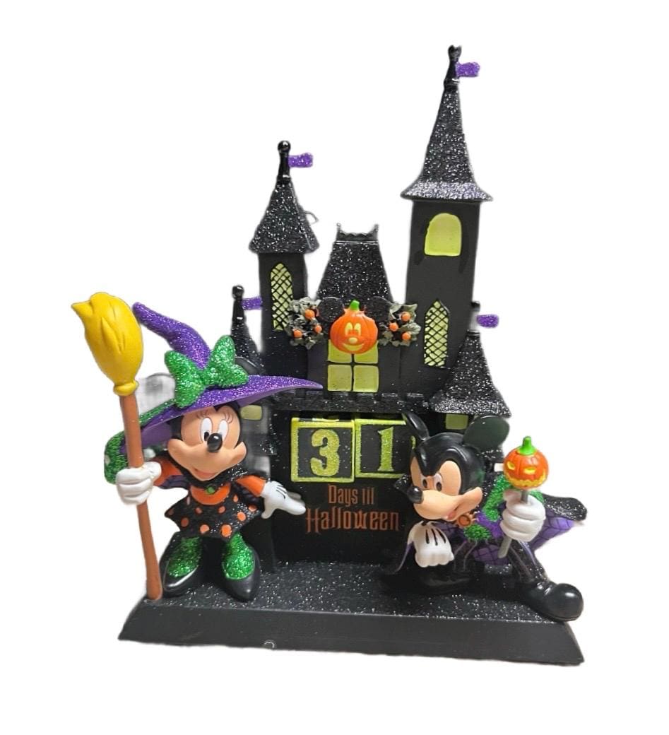 Disney Parks Halloween Countdown Calendar W/ Dracula Mickey