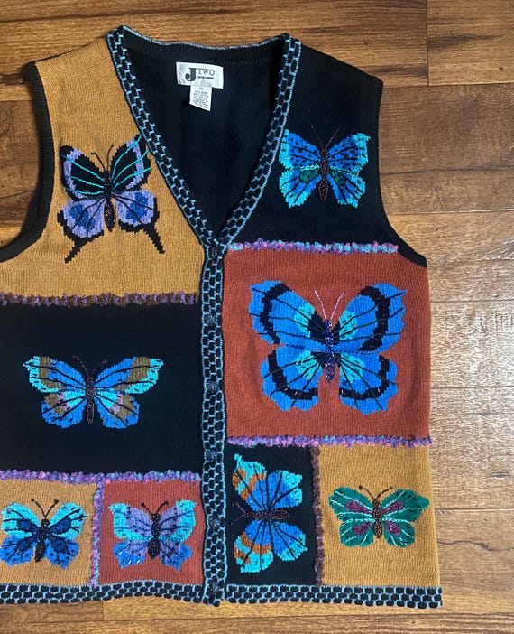 JTwo ~ Women’s X-Large ~ Multi-Colors ~ Butterfly… - image 5