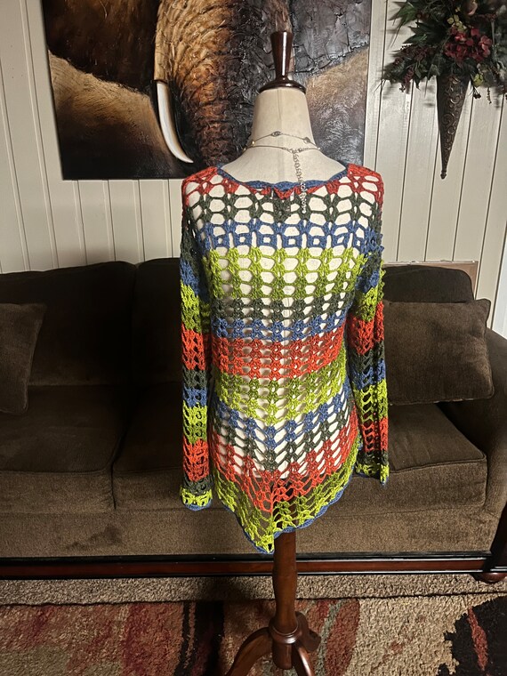 Multiples~ Vintage Size Small Crochet Boho Hippie… - image 10