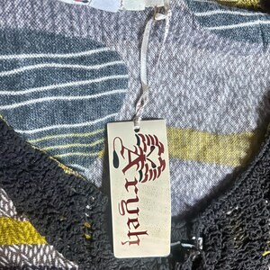 Aryeh Anthropologie “Curry” ~ Size Large ~ Abstract Design ~ Yellow/Brown~ Boho Tunic Dress ~ New W/Tags bild 8