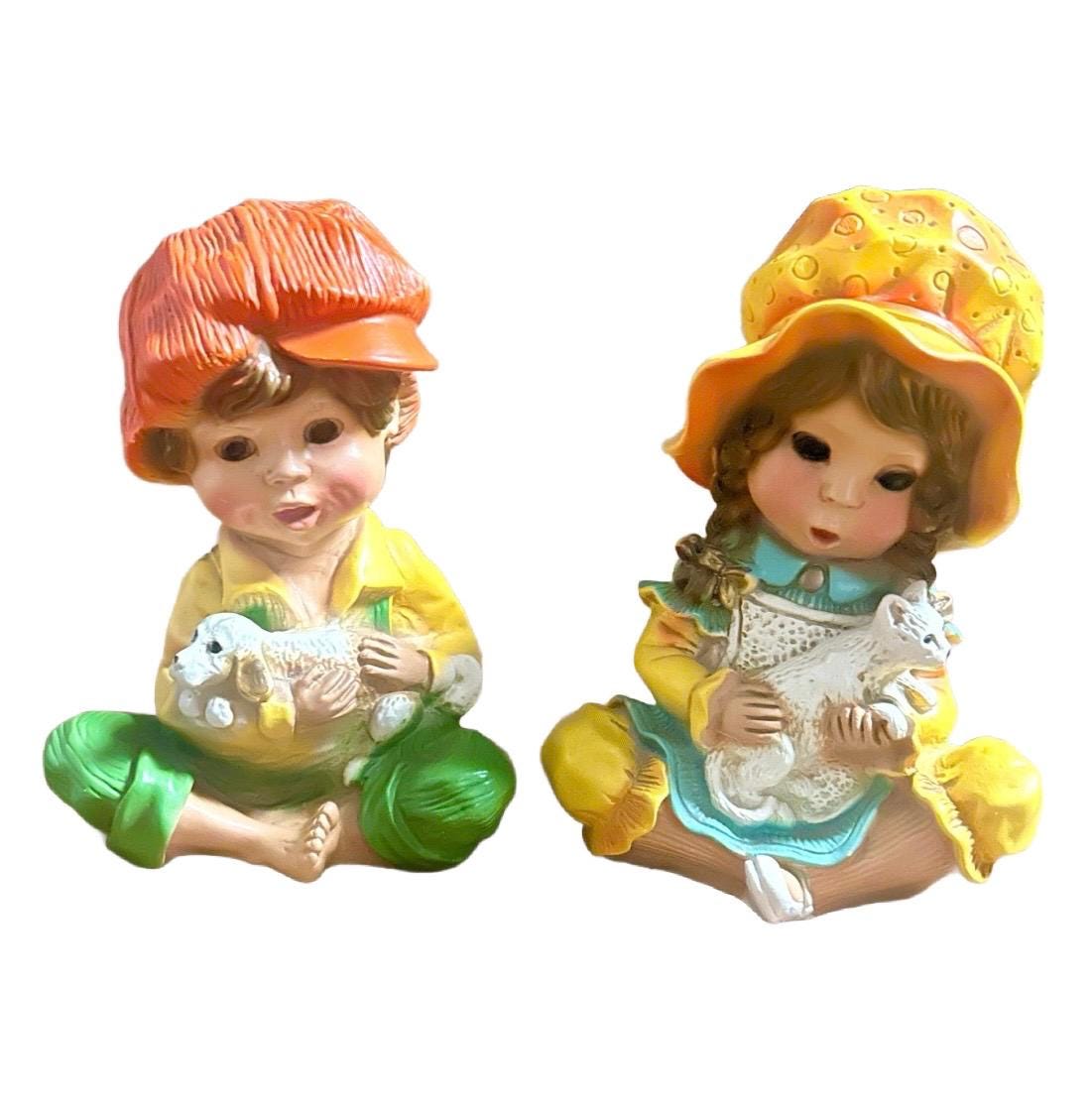 Universal Statuary Corp ~ Yellow/orange • Vintage (1974) ~ Boy
