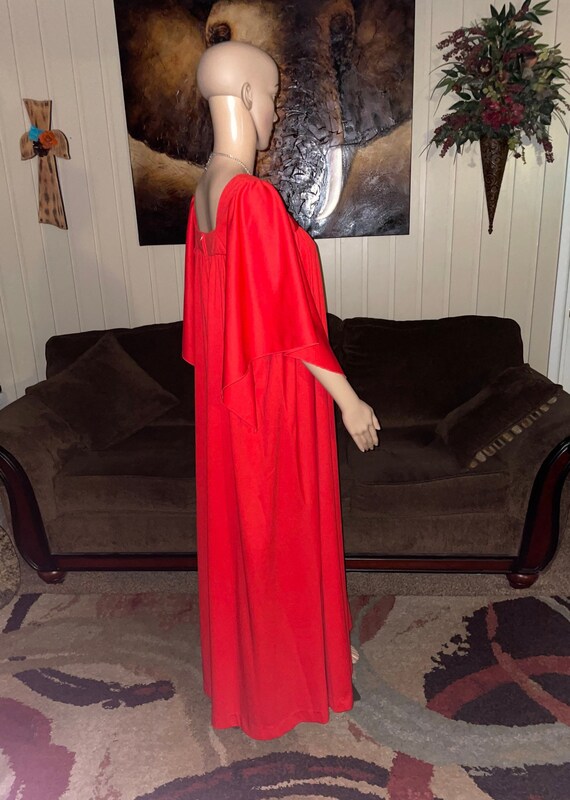 Peggy Lou (Vintage) Red Boho Dress~ X-Large - image 6
