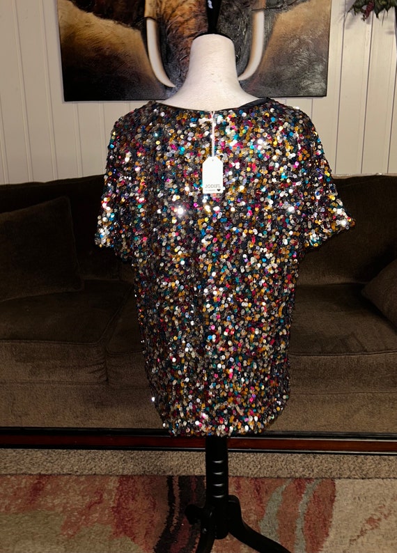 Jodifl • Multi-Colors • Sequins • Size Large • Bl… - image 2