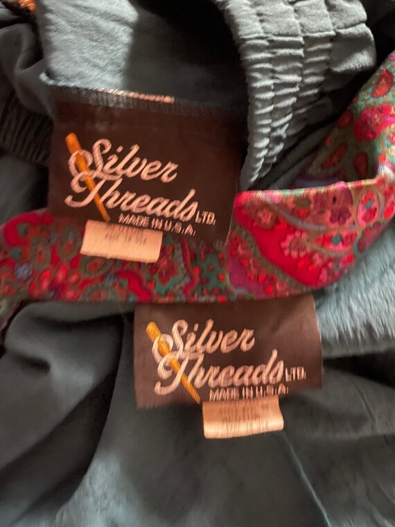 Silver Thread ~ Vintage ~ Retro ~ Women Size Medi… - image 8