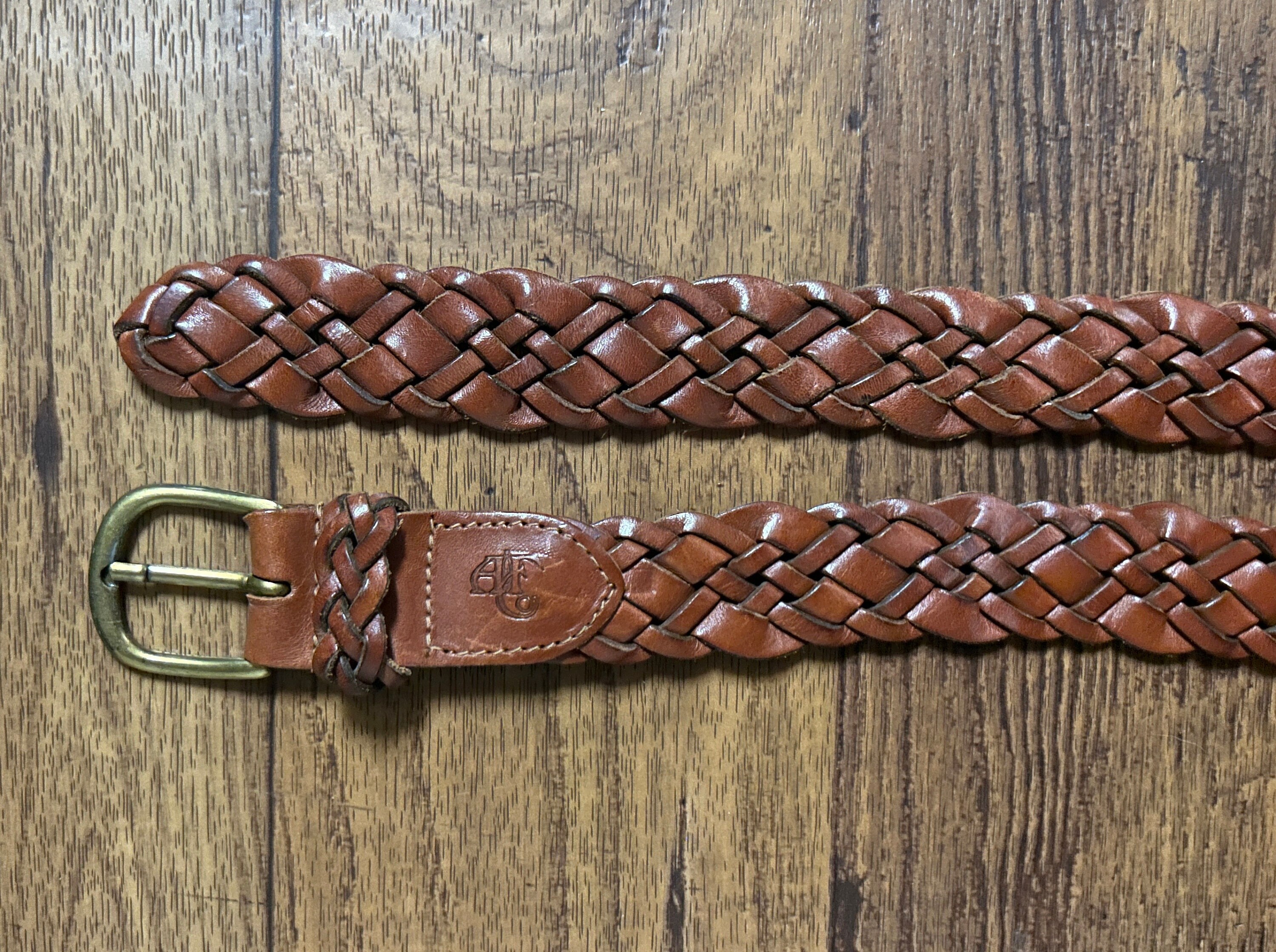 Braided Leather Belt - Tan. Abercrombie and fitch. Womens M/L NWT Abercrombie & Fitch Women main image 3