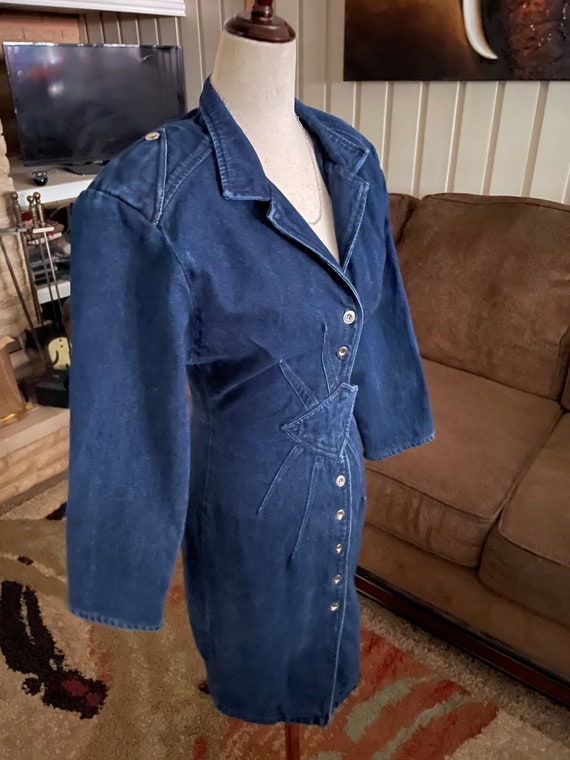 Vtg “Blondie & Me” Denim Dress ~ Size 7/8 - image 8