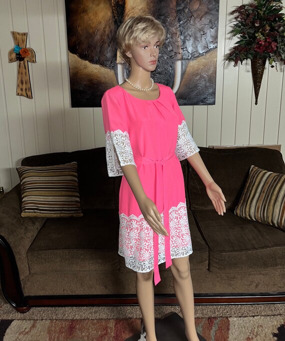 New W/Tags~”Gianni Bini” Size Small Pink Dress - image 3
