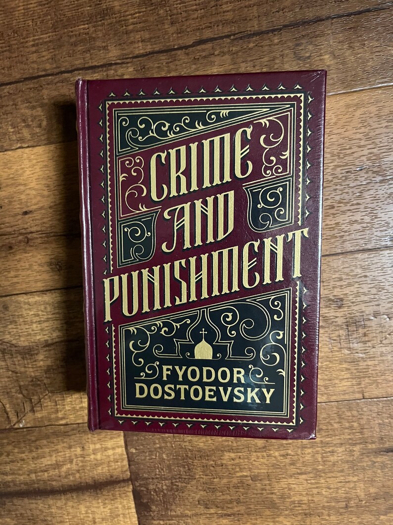 Brand New crime and Punishment by Fyodor Dostoevsky Leather Book - Etsy