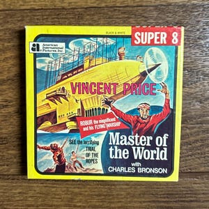 1961 Ken Films ~ Super 8mm “Vincent Price In Master Of The World W/ Charles Bronson“ W/ Box