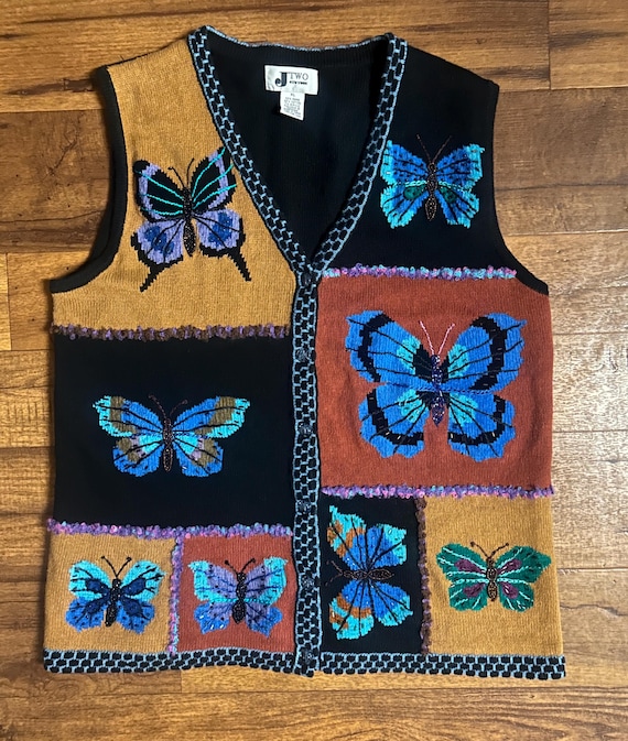 JTwo ~ Women’s X-Large ~ Multi-Colors ~ Butterfly… - image 3