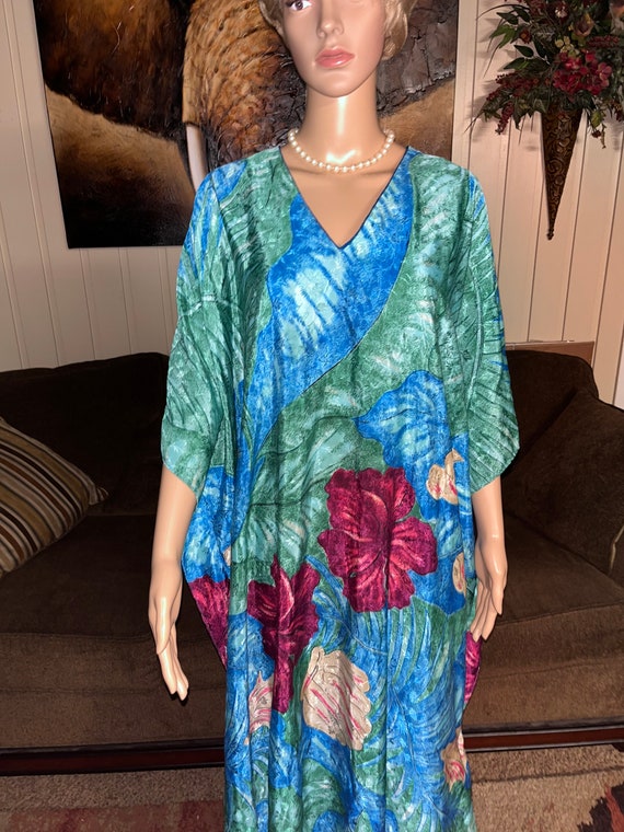 Calypso by Delicates • Vintage • Boho • Blue/Gree… - image 2