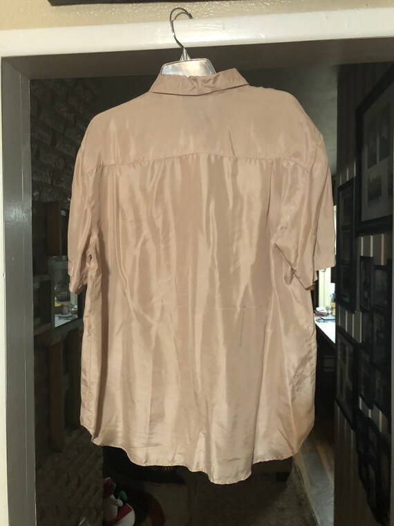 Kikomo Basic • Hawaiian Style • 100% Silk • Beige… - image 9