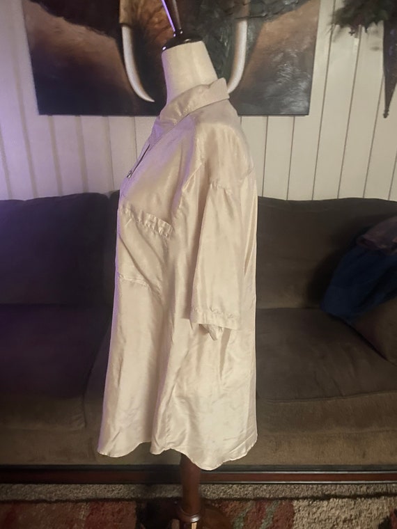 Kikomo Basic • Hawaiian Style • 100% Silk • Beige… - image 6