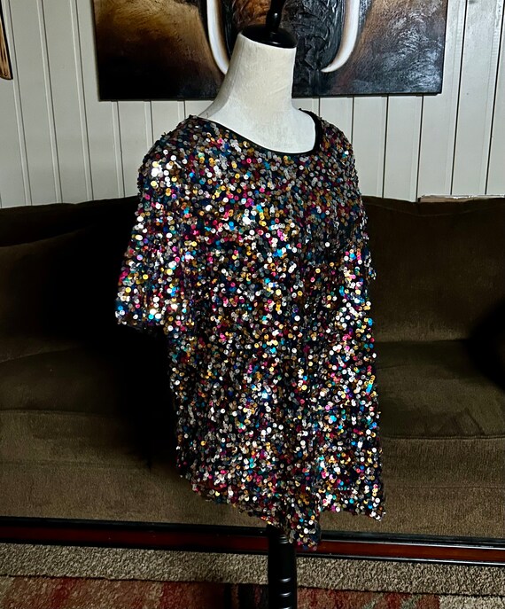 Jodifl • Multi-Colors • Sequins • Size Large • Bl… - image 5