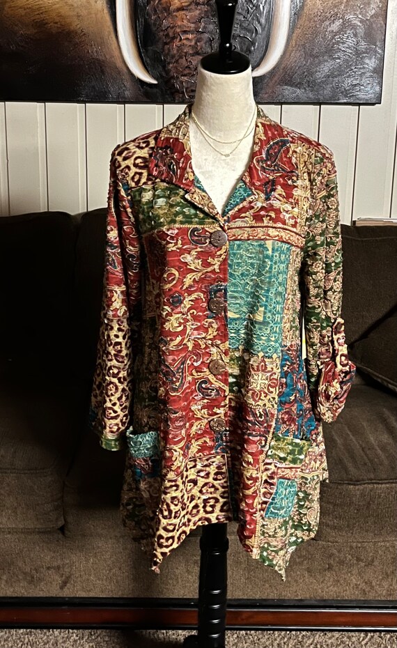 Multiples • Size Medium • Boho • Blouse • Brown •… - image 5