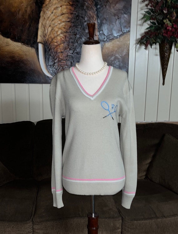 Loubella Extendables~Size Medium Tennis Sweater