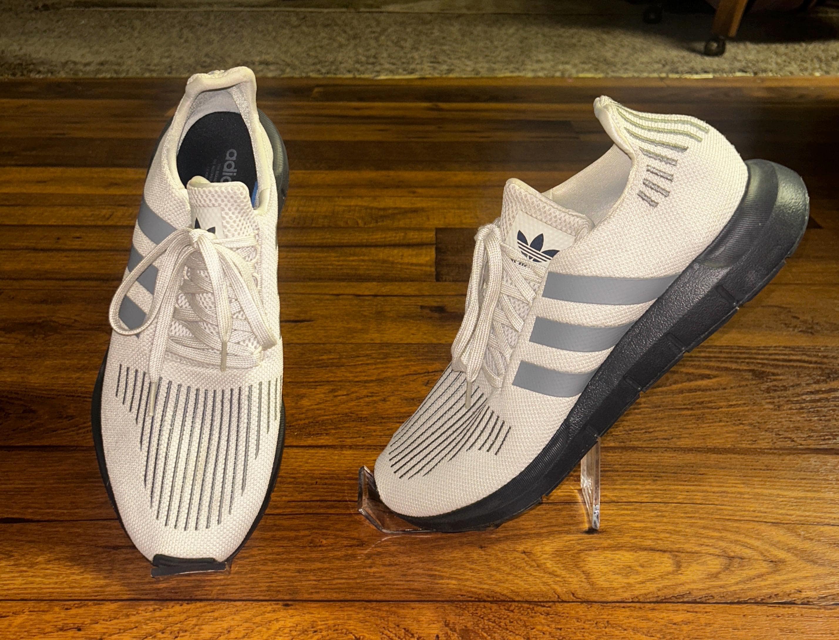 Grey Adidas Running Shoes - Etsy