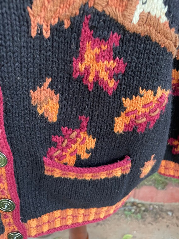 Cardigan Bay Hand Knitted Sweater 2X Gem