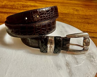 Dun Dee ~ Vintage ~ Small (waist: 24-28) ~ Black Leather  display picture 1