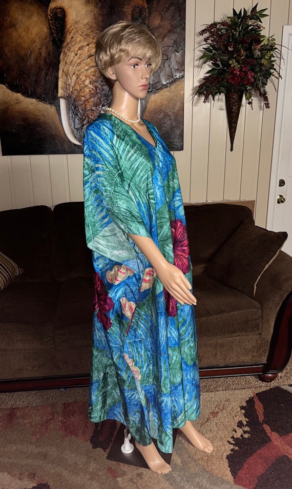 Calypso by Delicates • Vintage • Boho • Blue/Gree… - image 5