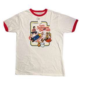 Top Topic • X-Large • Steven Rhodes • Let’s Summons Demons • White • Shirt