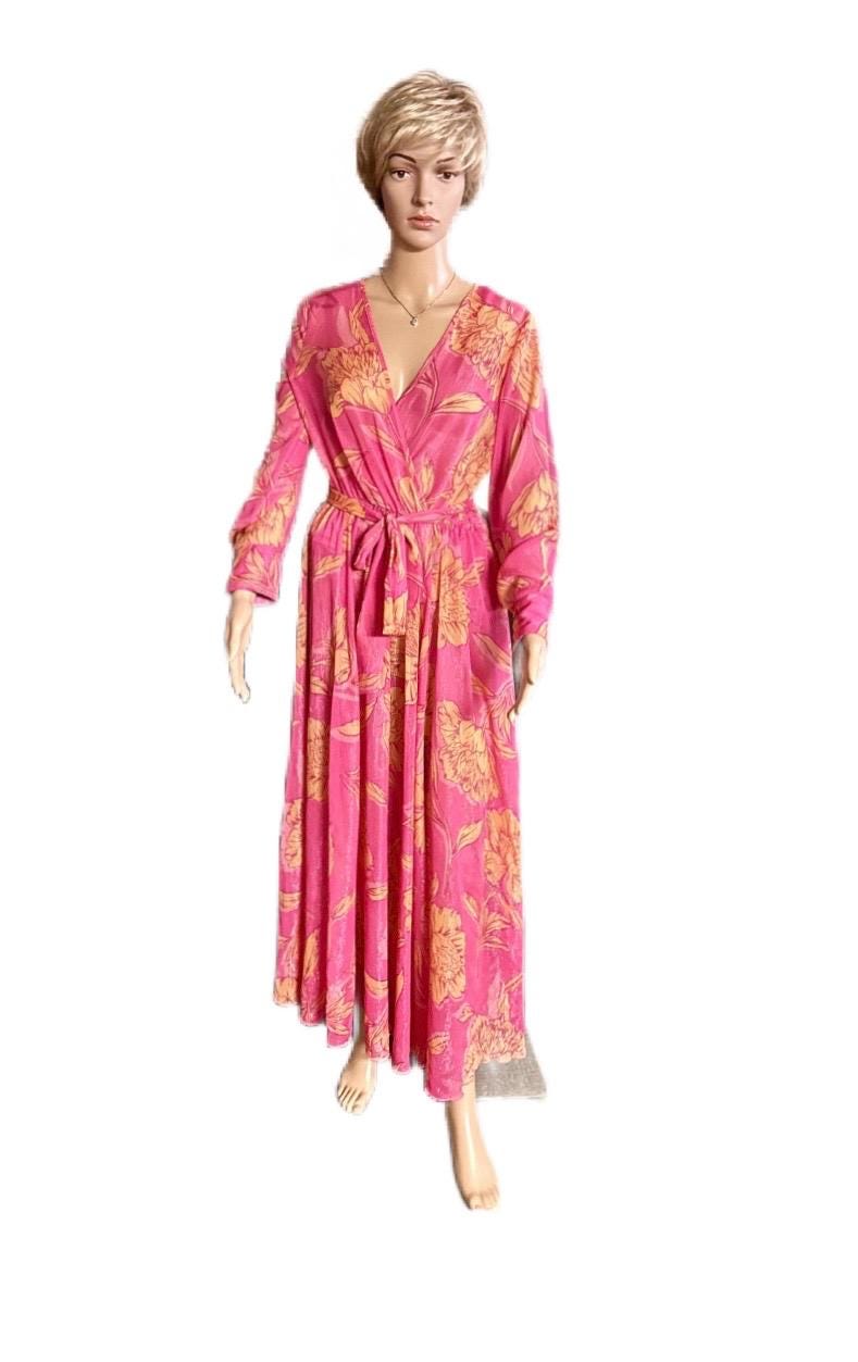 slim fit dress slacks Betsy & Adam Petite V-Neck Gown - Mocha Gold main image 1