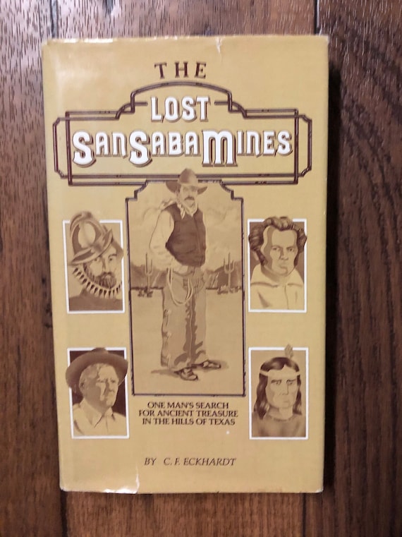 1982The Lost San Saba Mines HC W/DJ Book Etsy