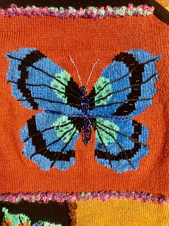 JTwo ~ Women’s X-Large ~ Multi-Colors ~ Butterfly… - image 9