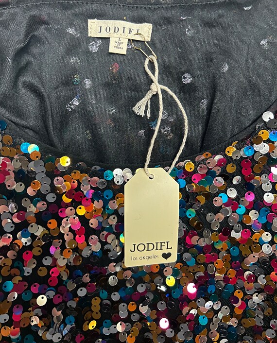 Jodifl • Multi-Colors • Sequins • Size Large • Bl… - image 4