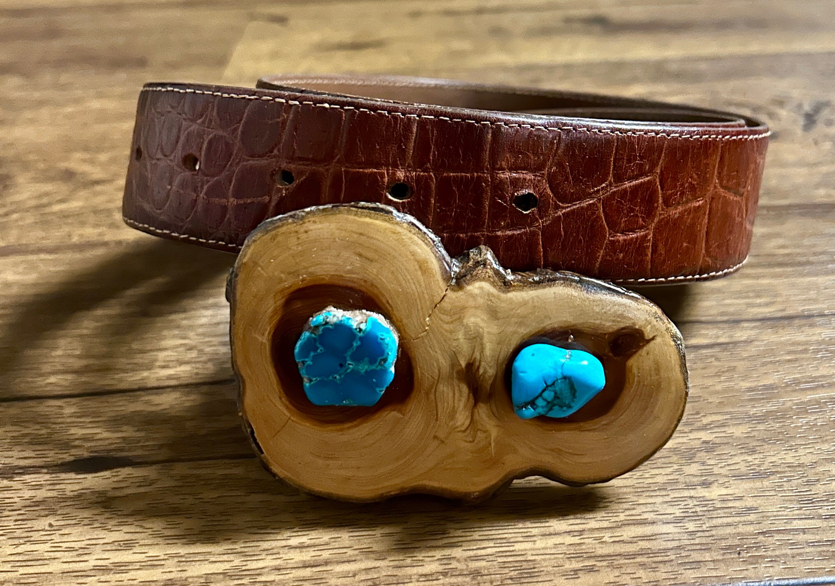 Turquoise Alligator Belt - Etsy