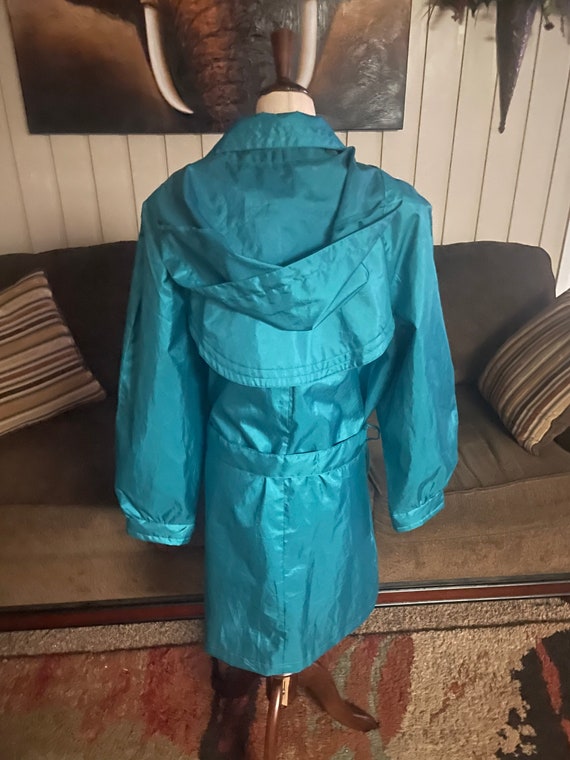 Wippette Rainsport~ Women Size 16 Turquoise Jacket - image 2