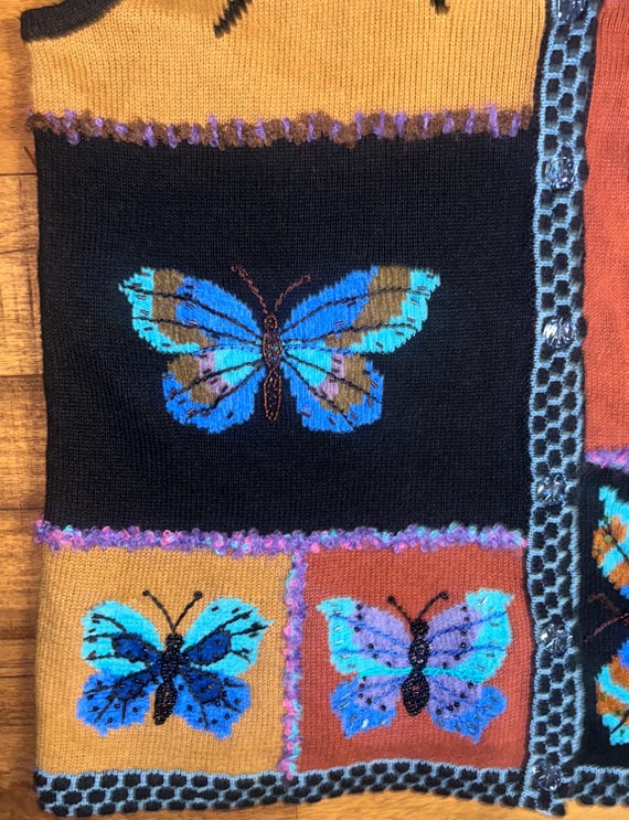 JTwo ~ Women’s X-Large ~ Multi-Colors ~ Butterfly… - image 10