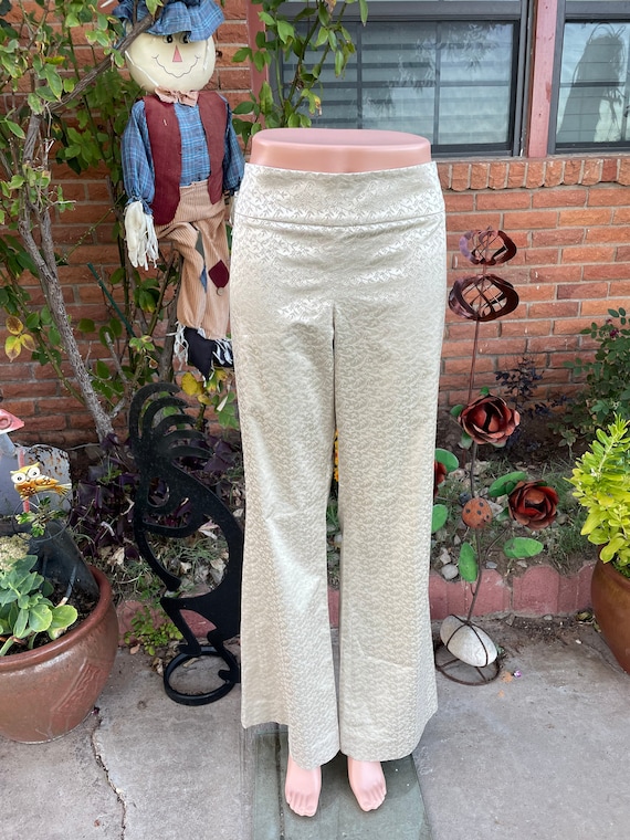 Harold’s Size 10 Silk/ Velvet Flowers Pants