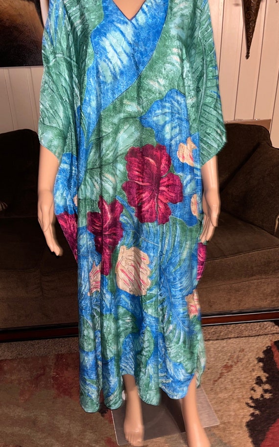 Calypso by Delicates • Vintage • Boho • Blue/Gree… - image 3