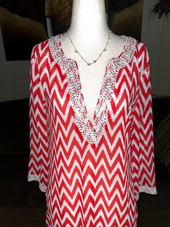 Antonio Melani • Medium • Tunic • Red/ White • Bea