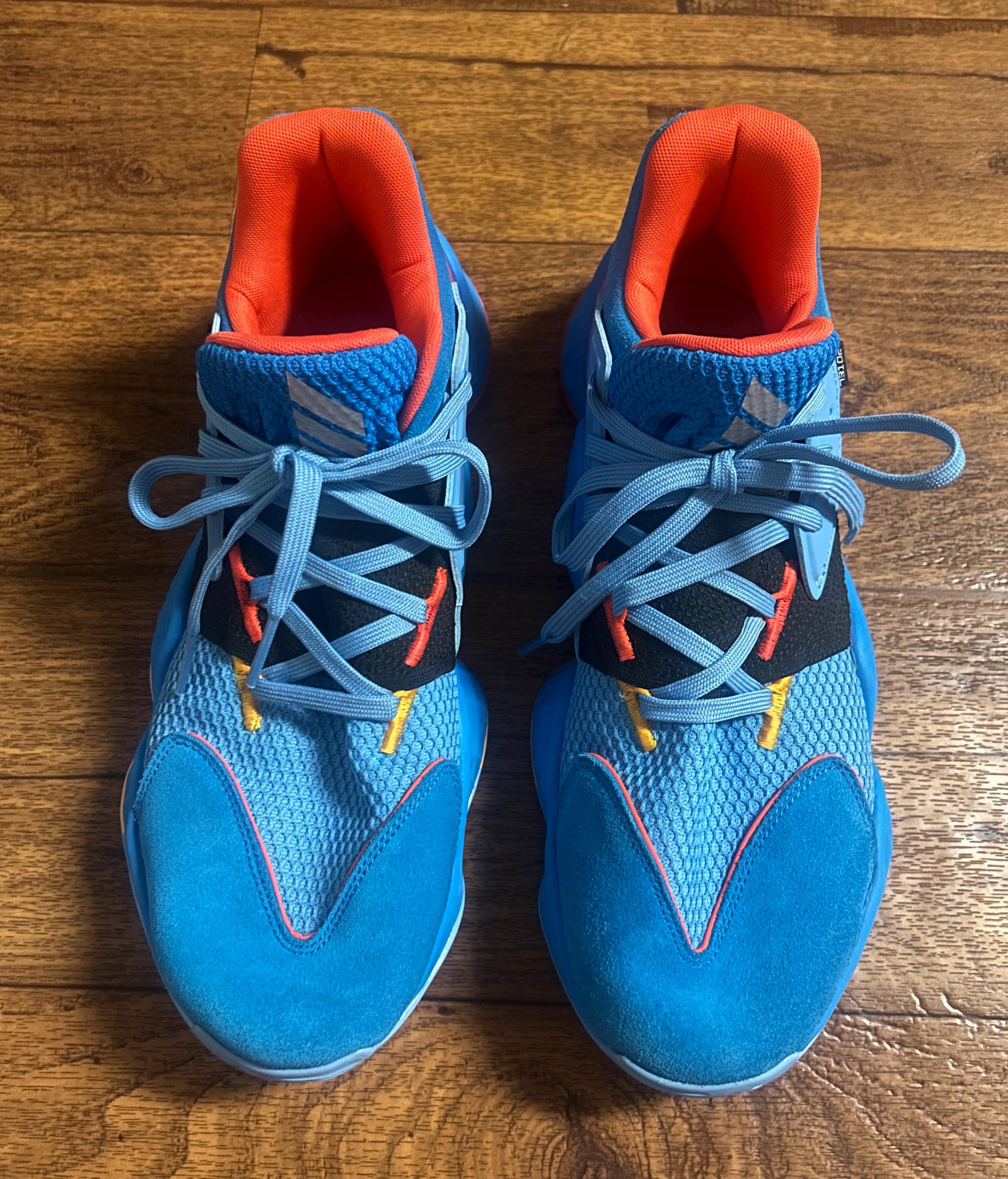 Adidas Harden Vol. 4 GCA OKC Thunder Basketball Blue Men's 10