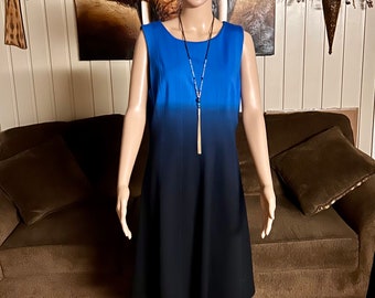 catherine malandrino blue dress Stunning Silk Watercolor Aqua Blouson Ruched 6 8 This pre notes-pre-up-6/30/23 Brown Linen Midi Dress Color:Fruit green