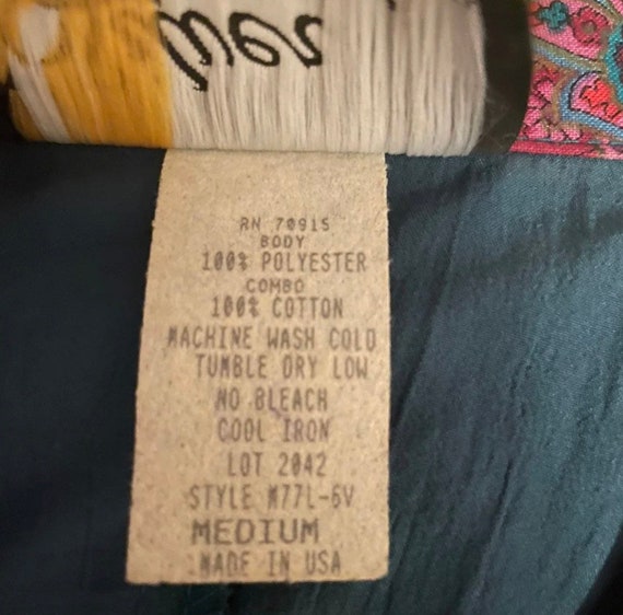 Silver Thread ~ Vintage ~ Retro ~ Women Size Medi… - image 9