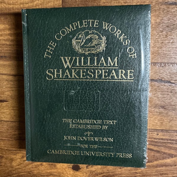 The Complete Works Of William Shakespeare Book  Cambridge Press (New)