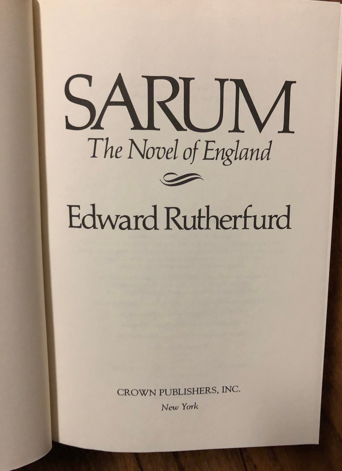 Sarum by Edward Rutherfurd Sarum by Edward Rutherfurd