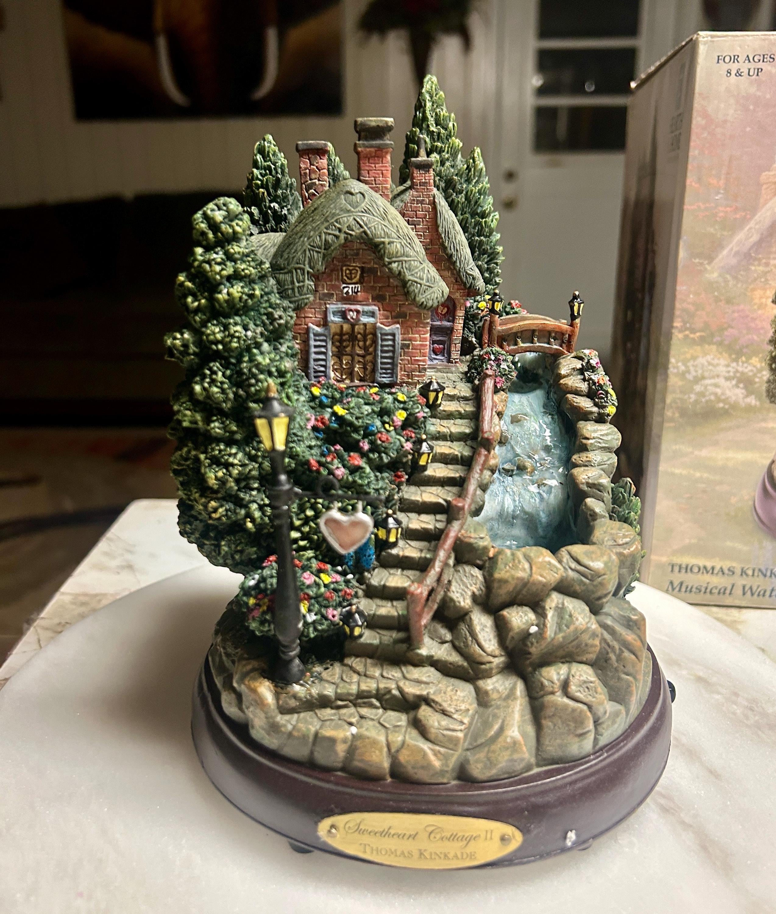 Thomas Kinkade • Sweetheart Cottage II • Musical Water