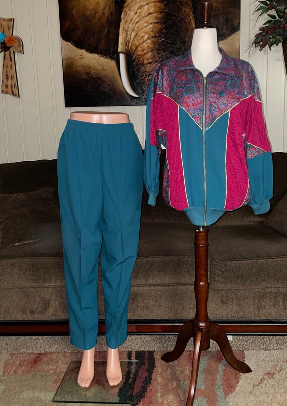 Silver Thread ~ Vintage ~ Retro ~ Women Size Medi… - image 2