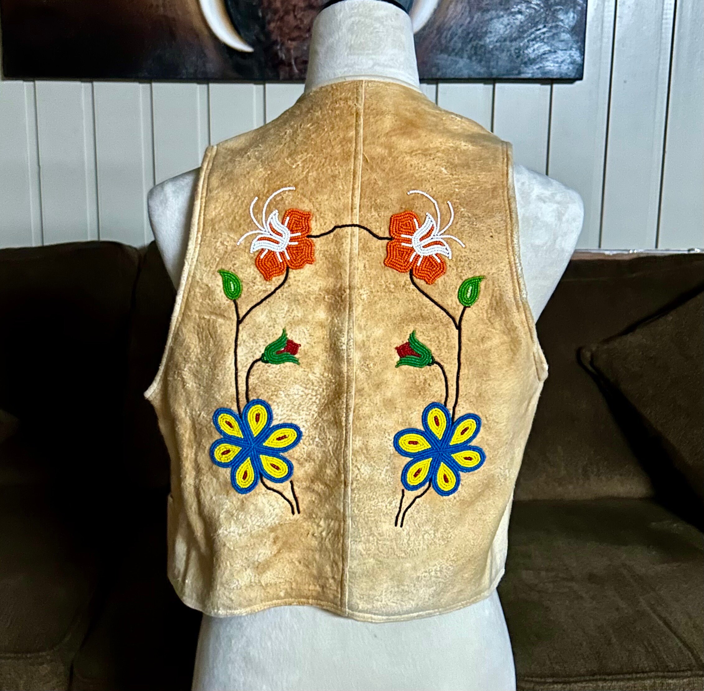 vintage native americans ディアスキン レザーシャツ｜ファッション 