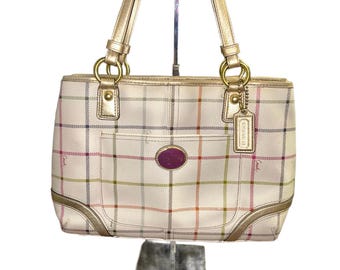 Vintage 90s Coach Pistachio Buckle Bag #4157  Made in Costa Rica