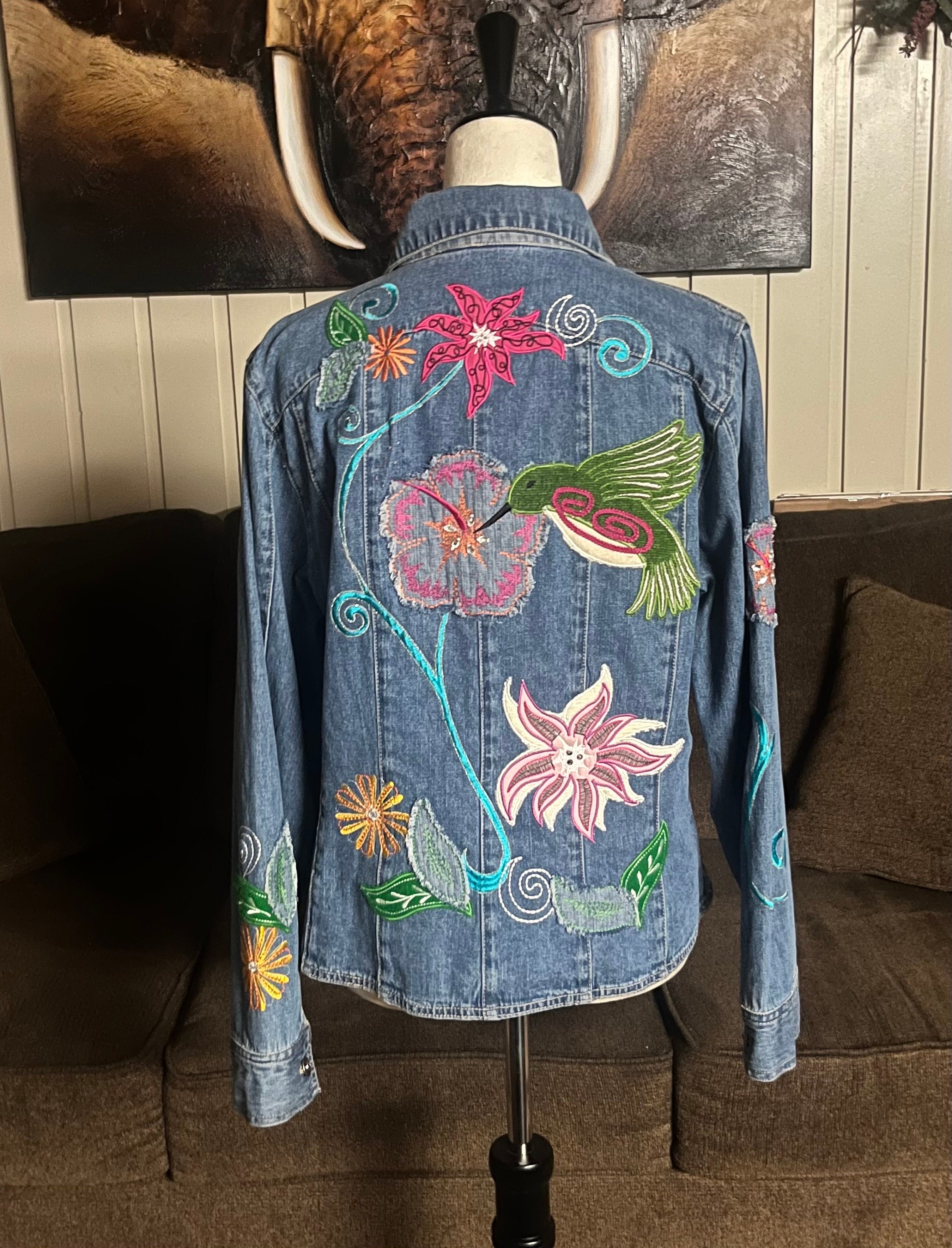 Bleu Bayou • Vintage • 1980's • Size Medium • Denim Jacket