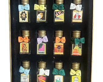 Borsari ~ 1870 Italian Fragrance Collection Set of 12 W/ .12 Oz. Each ~ New W/Box