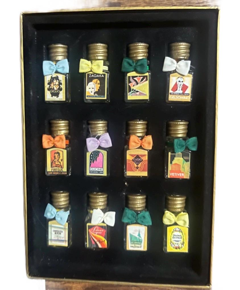 Borsari ~ 1870 Italian Fragrance Collection Set of 12 W/ .12 Oz